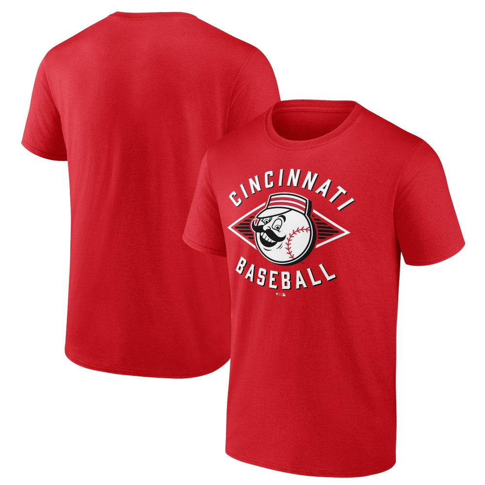 Cincinnati Reds  Classic Diamond T-Shirt – Red - MLB T-shirts