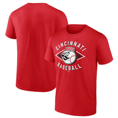 Cincinnati Reds  Classic Diamond T-Shirt – Red - MLB T-shirts