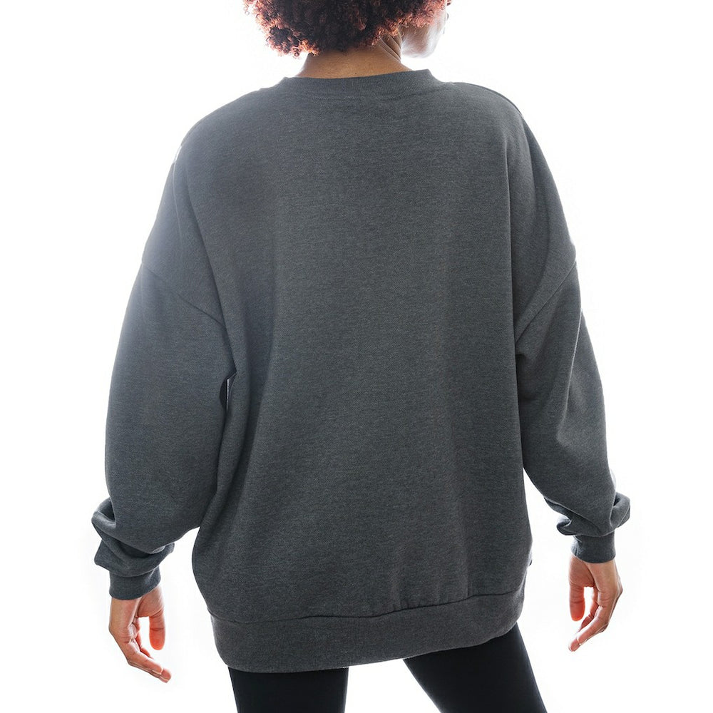 Cleveland Browns Gameday Couture Women's Oversized Long Weekend Premium Fleece Drop Shoulder Pullover Sweatshirt | NFL Sale