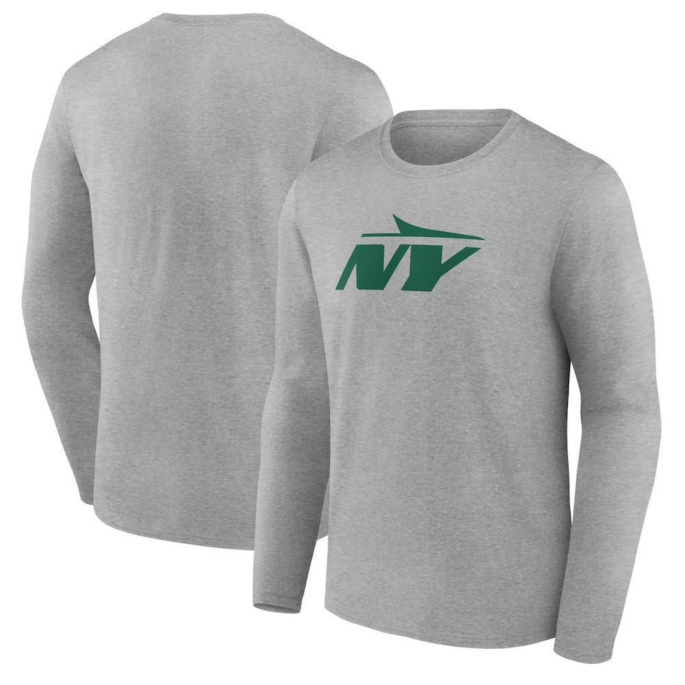 New York Jets Secondary Logo Long Sleeve T-Shirt | NFL Discount