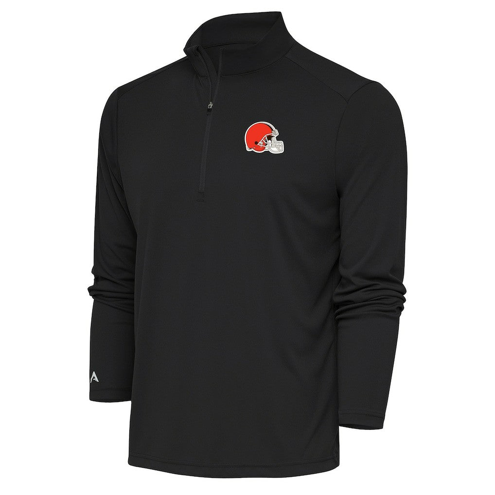 Cleveland Browns Antigua Tribute Quarter-Zip Pullover Top | NFL US
