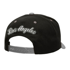 Los Angeles Kings Mitchell & Ness Backside Script Two-Tone Pro Crown Adjustable Hat -  NHL Hats