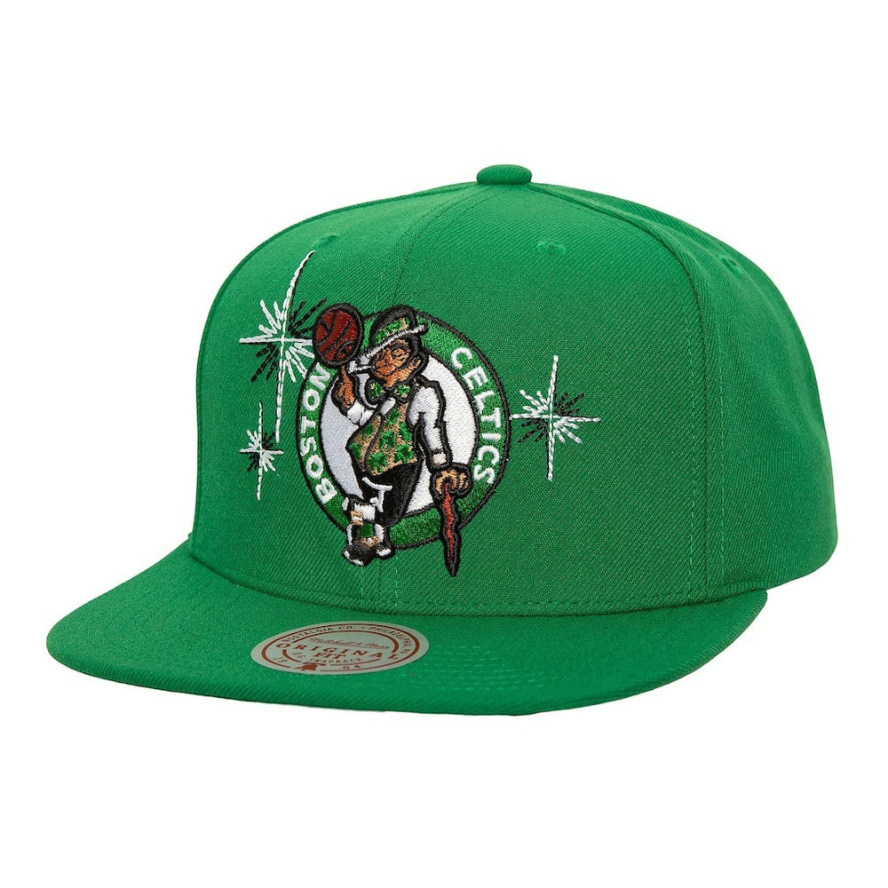 Kelly Green Boston Celtics Starlight Snapback Hat | NBA