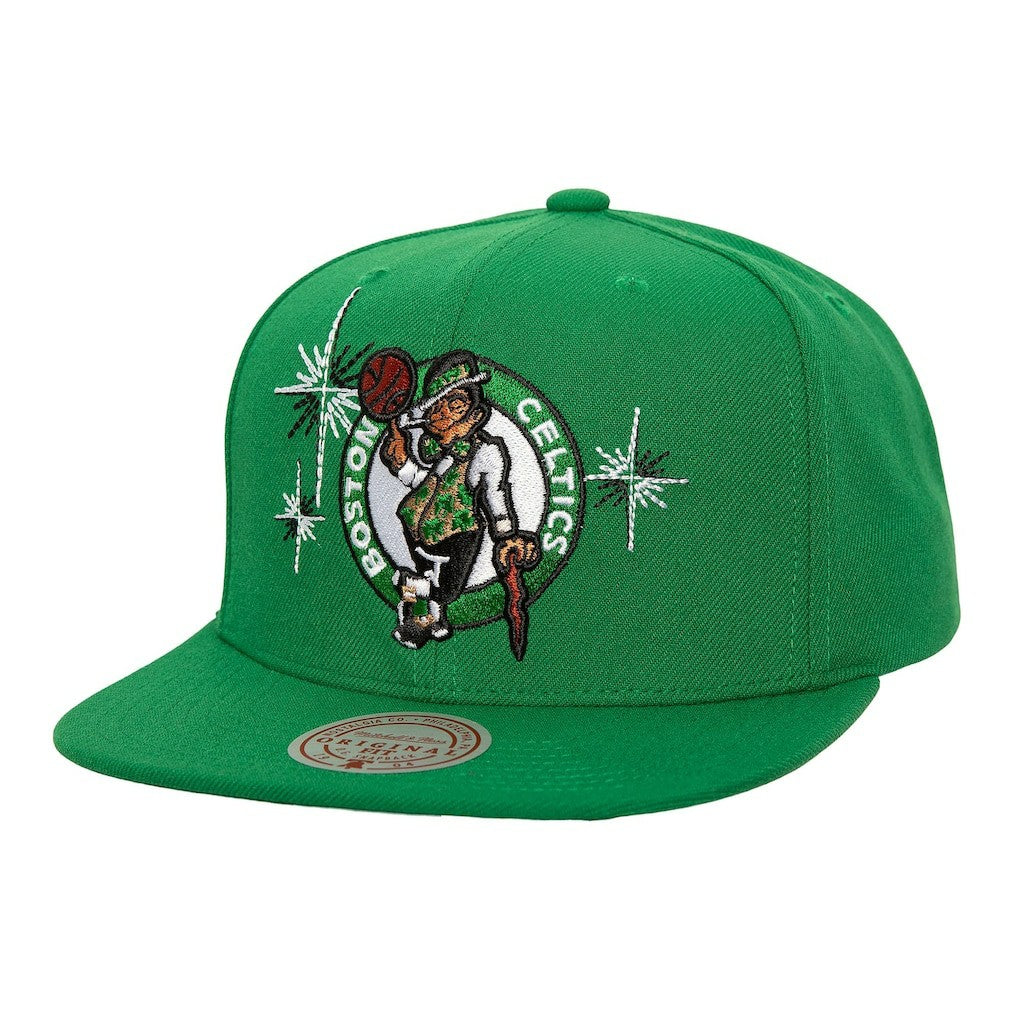 Kelly Green Boston Celtics Starlight Snapback Hat | NBA