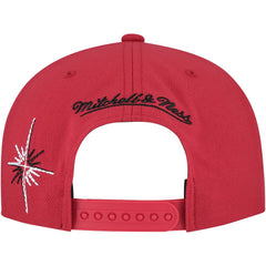 Red Chicago Bulls Starlight Snapback Hat | NBA