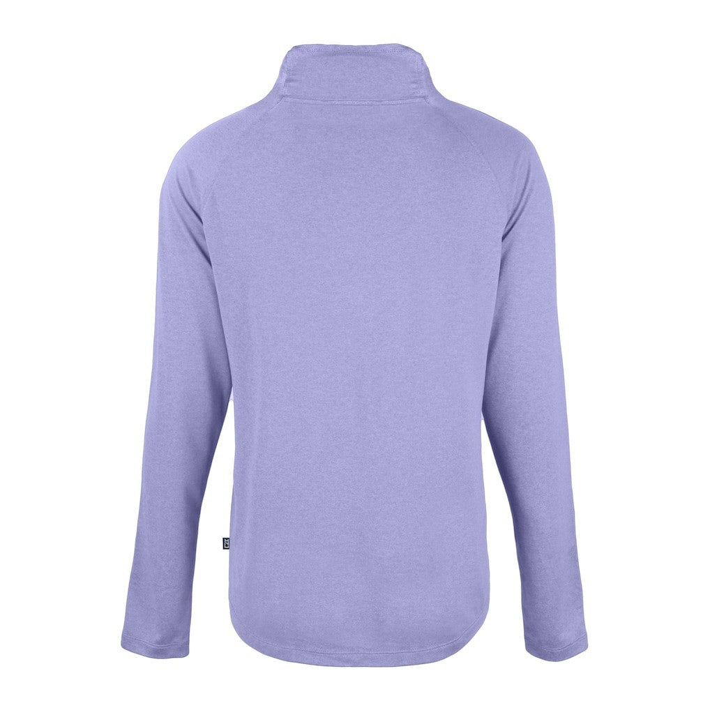 Baltimore Ravens Cutter & Buck Women's Coastline Epic Comfort Eco Recycled Funnel Neck Raglan Pullover Sweatshirt | NFL Hot