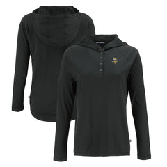 Minnesota Vikings Cutter & Buck Women's Coastline Epic Comfort Eco Recycled Raglan Pullover Hoodie | NFL On sale