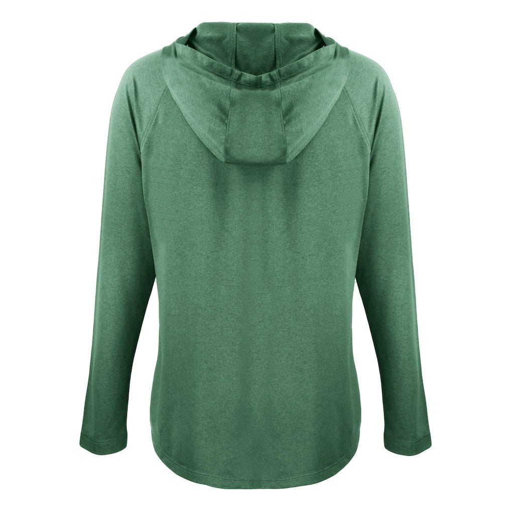 Philadelphia Eagles Cutter & Buck Women's Historic Coastline Epic Comfort Eco Recycled Raglan Pullover Hoodie | NFL Sale