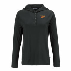Washington Commanders Cutter & Buck Women's Coastline Epic Comfort Eco Recycled Raglan Pullover Hoodie | NFL Discount