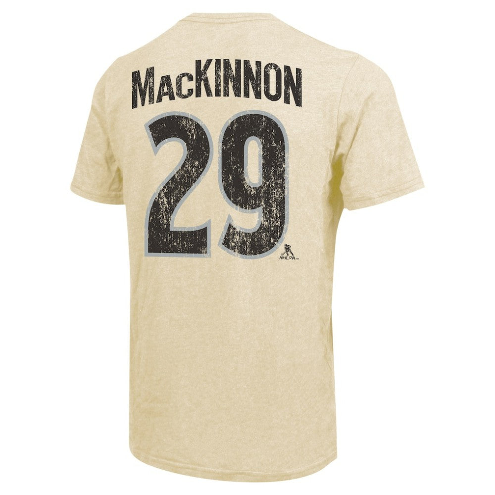 Nathan MacKinnon Colorado Avalanche Majestic Threads Dynasty Name & Number Tri-Blend T-Shirt -  NHL T-shirts