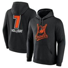Jackson Holliday Baltimore Orioles Fastball Player Name & Number Pullover Hoodie - MLB Hoodies