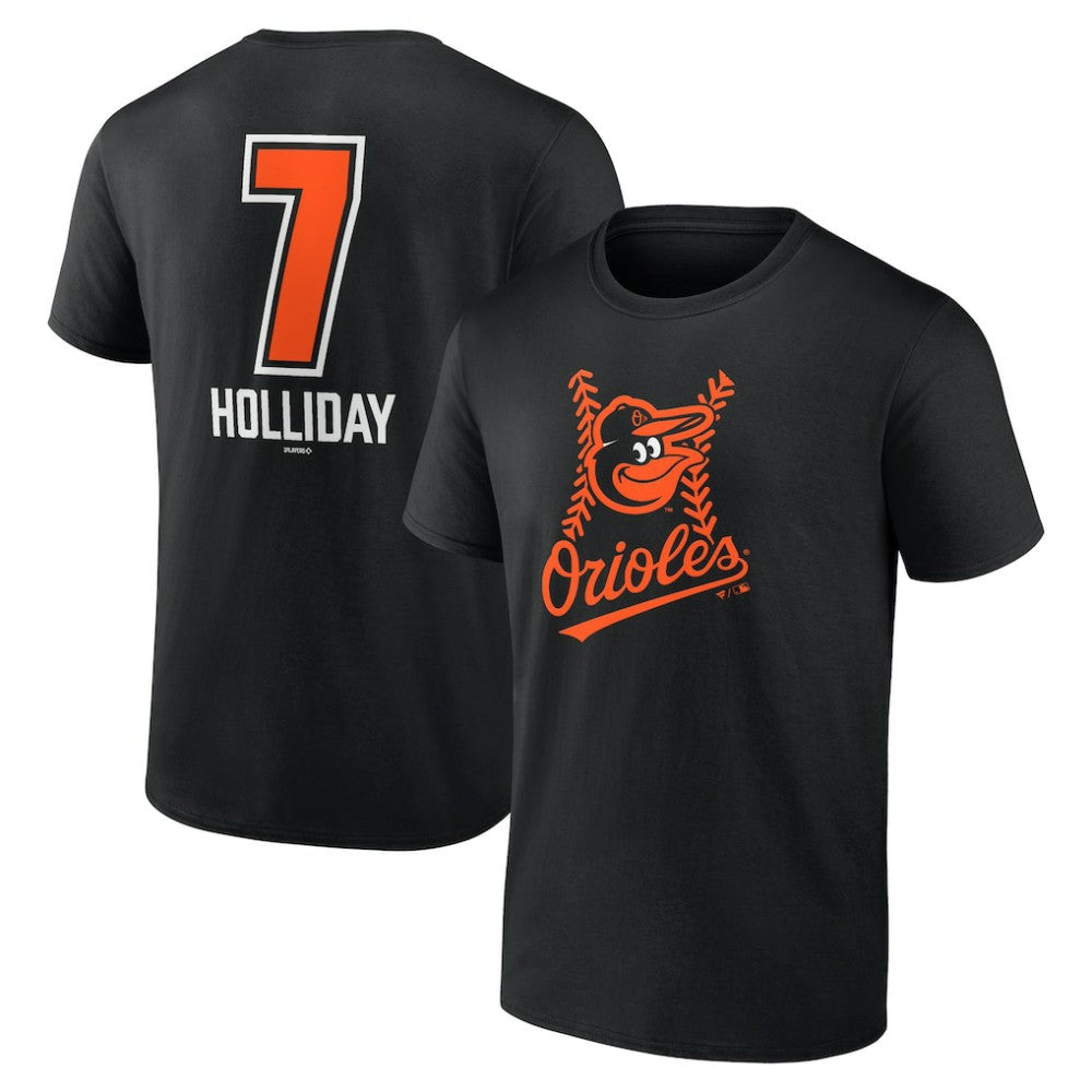 Jackson Holliday Baltimore Orioles Fastball Player Name & Number T-Shirt - MLB T-shirts