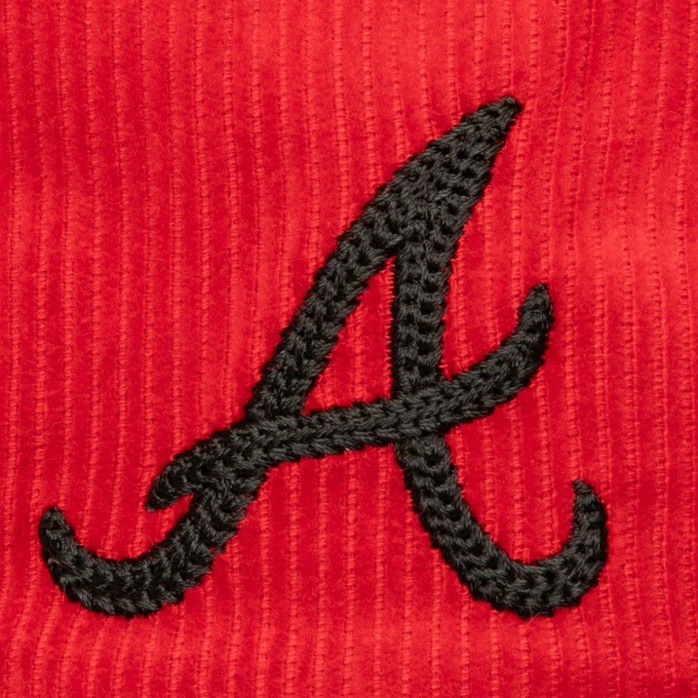Mitchell & Ness  Atlanta Braves Male Adult Corduroy Snapback Hat - MLB Hats