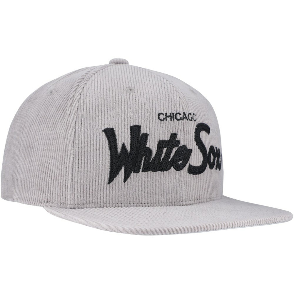 Mitchell & Ness  Chicago White Sox Male Adult Corduroy Snapback Hat - MLB Hats