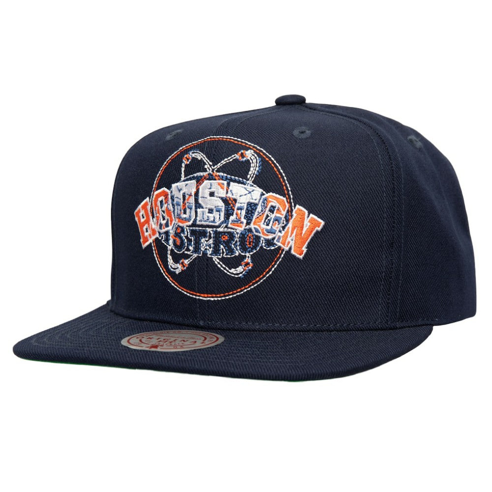Houston Astros Mitchell & Ness Double Up Snapback Hat - MLB Hats