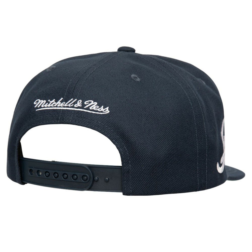 Atlanta Braves Mitchell & Ness Double Up Snapback Hat - MLB Hats