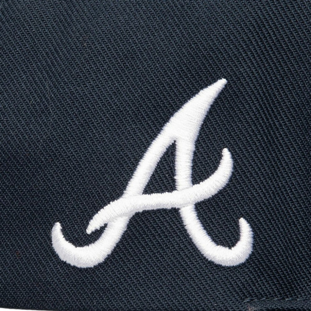 Atlanta Braves Mitchell & Ness Double Up Snapback Hat - MLB Hats