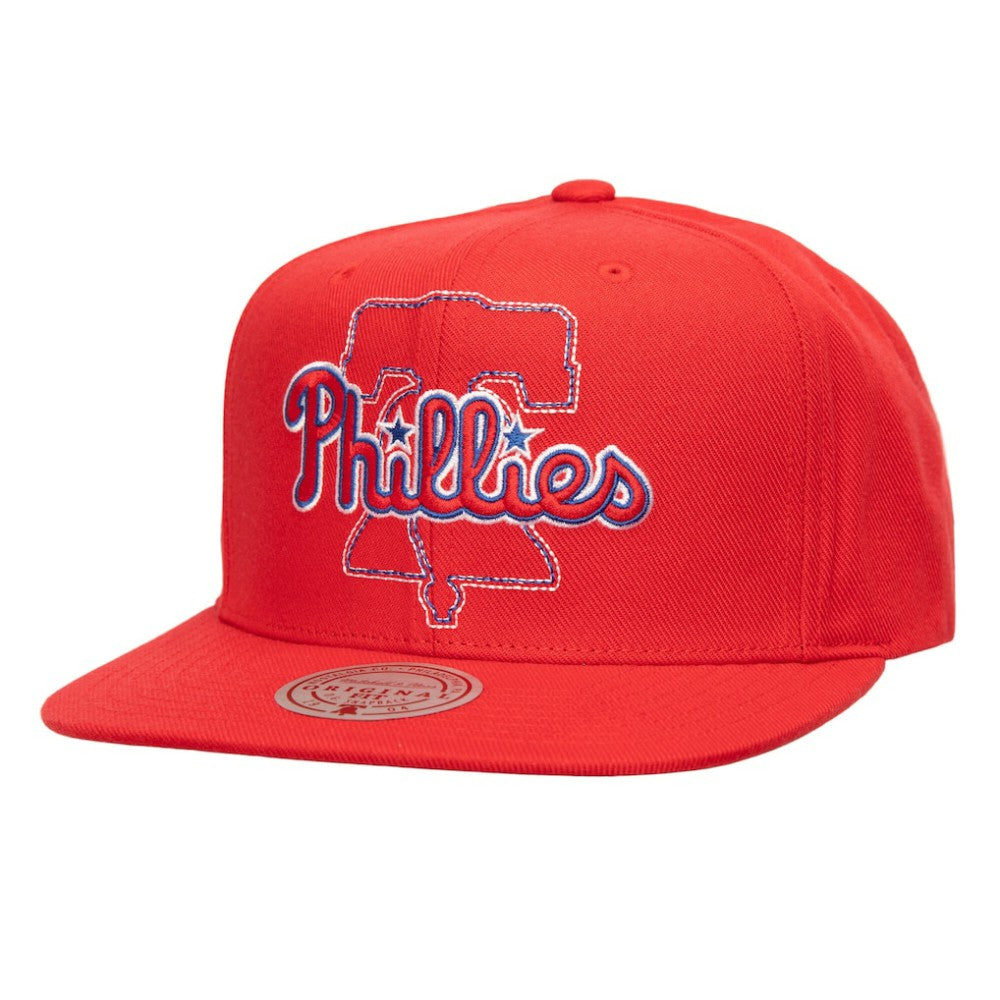 Philadelphia Phillies Mitchell & Ness Double Up Snapback Hat - MLB Hats