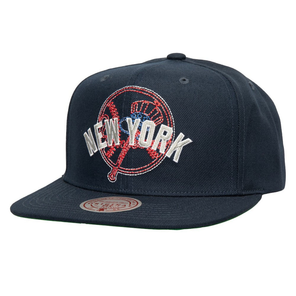 New York Yankees Mitchell & Ness Double Up Snapback Hat - MLB Hats