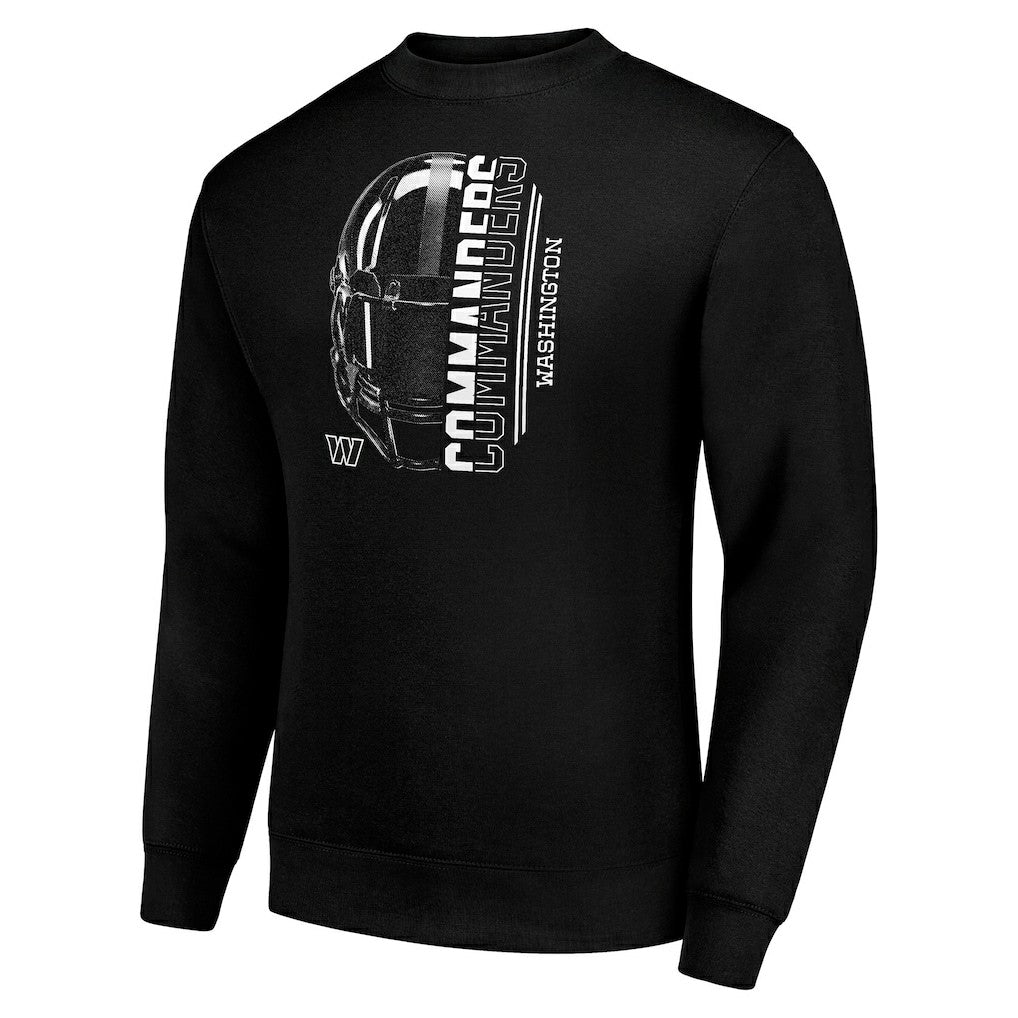 Washington Commanders Starter Half Helmet Team Graphic Tri-Blend Fleece Pullover Sweatshirt | NFL On sale