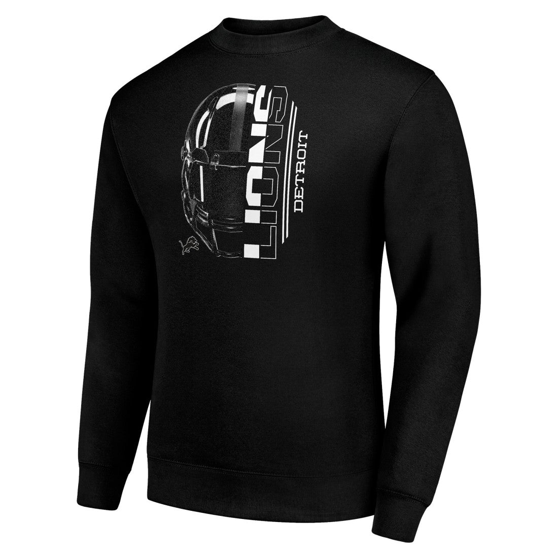 Detroit Lions Starter Half Helmet Team Graphic Tri-Blend Fleece Pullover Sweatshirt | NFL On sale