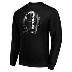 Detroit Lions Starter Half Helmet Team Graphic Tri-Blend Fleece Pullover Sweatshirt | NFL On sale