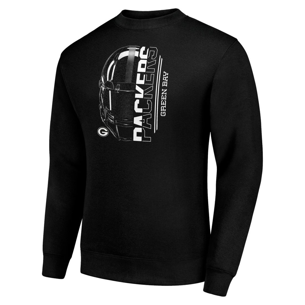Green Bay Packers Starter Half Helmet Team Graphic Tri-Blend Fleece Pullover Sweatshirt | NFL Near me