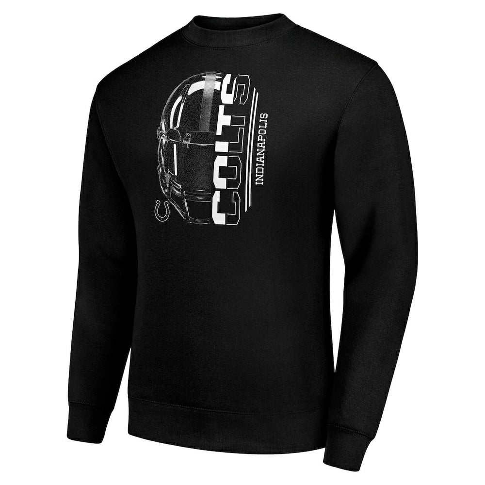 Indianapolis Colts Starter Half Helmet Team Graphic Tri-Blend Fleece Pullover Sweatshirt | NFL On sale