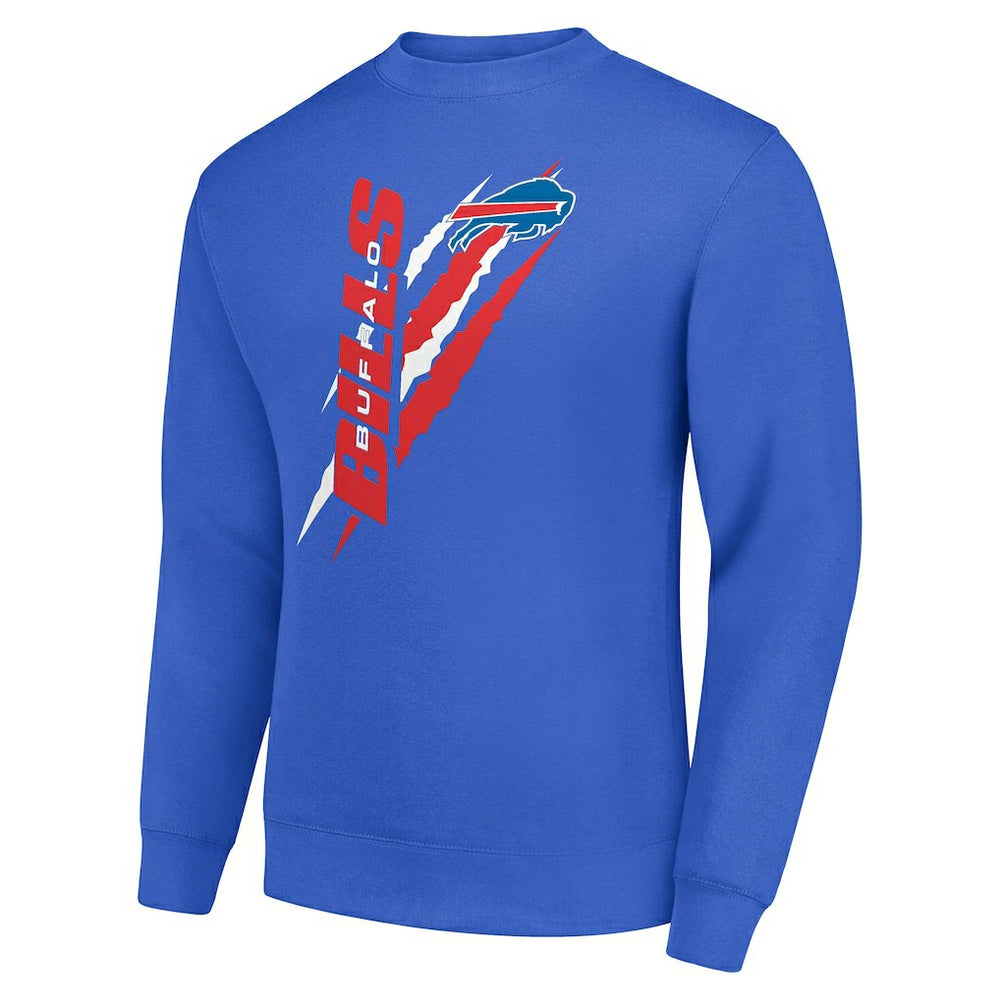 Buffalo Bills Starter Color Scratch Team Graphic Fleece Pullover Sweatshirt | NFL US
