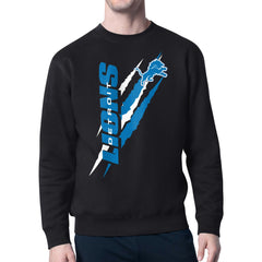 Detroit Lions Starter Color Scratch Team Graphic Fleece Pullover Sweatshirt | NFL Near me
