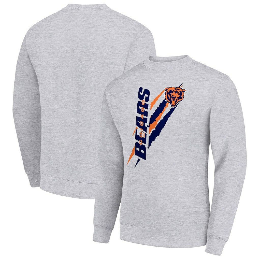 Chicago Bears Starter Color Scratch Team Graphic Fleece Pullover Sweatshirt | NFL US