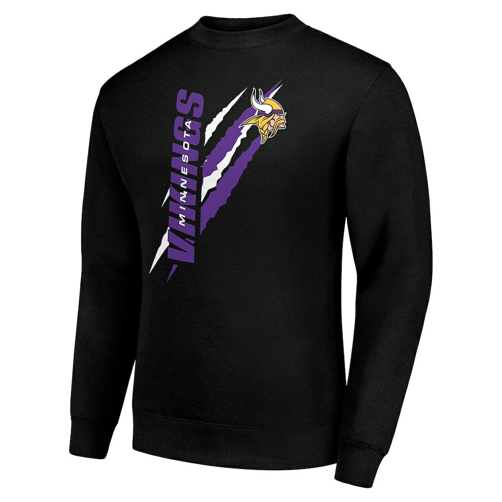 Minnesota Vikings Starter Color Scratch Team Graphic Fleece Pullover Sweatshirt | NFL On sale