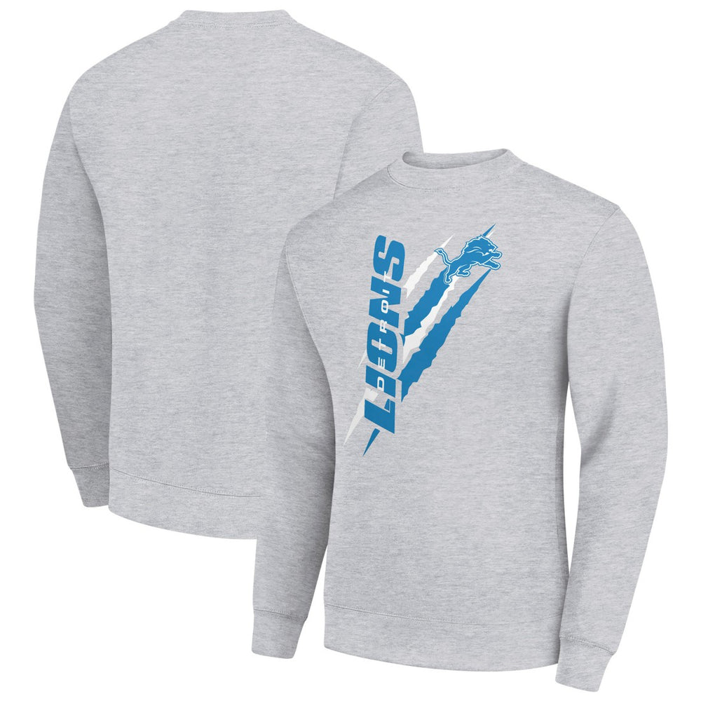 Detroit Lions Starter Color Scratch Team Graphic Fleece Pullover Sweatshirt | NFL Online