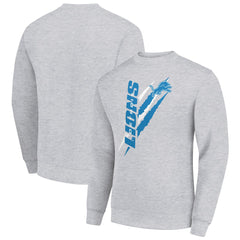 Detroit Lions Starter Color Scratch Team Graphic Fleece Pullover Sweatshirt | NFL Online