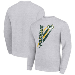 Green Bay Packers Starter Color Scratch Team Graphic Fleece Pullover Sweatshirt | NFL Hot
