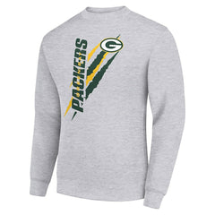 Green Bay Packers Starter Color Scratch Team Graphic Fleece Pullover Sweatshirt | NFL Hot