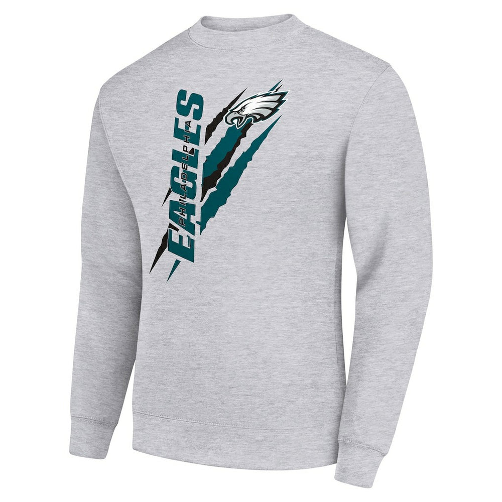 Philadelphia Eagles Starter Color Scratch Team Graphic Fleece Pullover Sweatshirt | NFL Hot