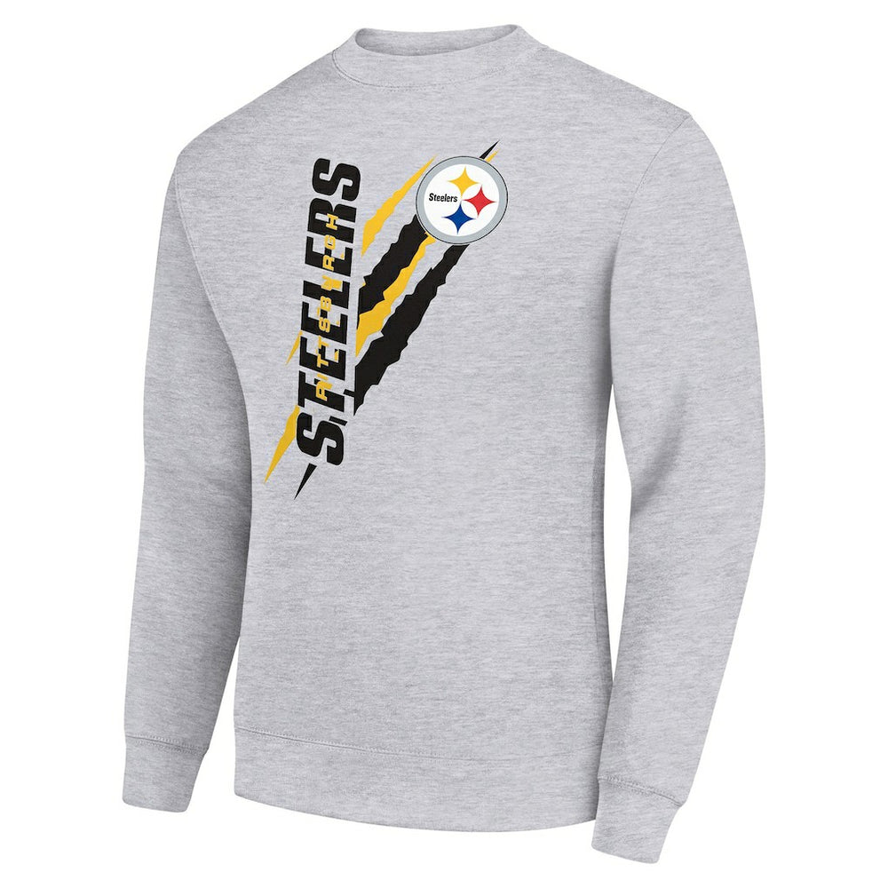Pittsburgh Steelers Starter Color Scratch Team Graphic Fleece Pullover Sweatshirt | NFL Online