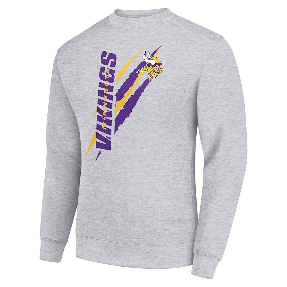 Minnesota Vikings Starter Color Scratch Team Graphic Fleece Pullover Sweatshirt | NFL Near me