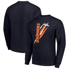 Denver Broncos Starter Color Scratch Team Graphic Fleece Pullover Sweatshirt | NFL Online