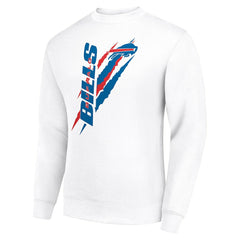 Buffalo Bills Starter Color Scratch Team Graphic Fleece Pullover Sweatshirt | NFL Sale