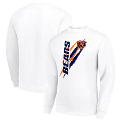 Chicago Bears Starter Color Scratch Team Graphic Fleece Pullover Sweatshirt | NFL Hot