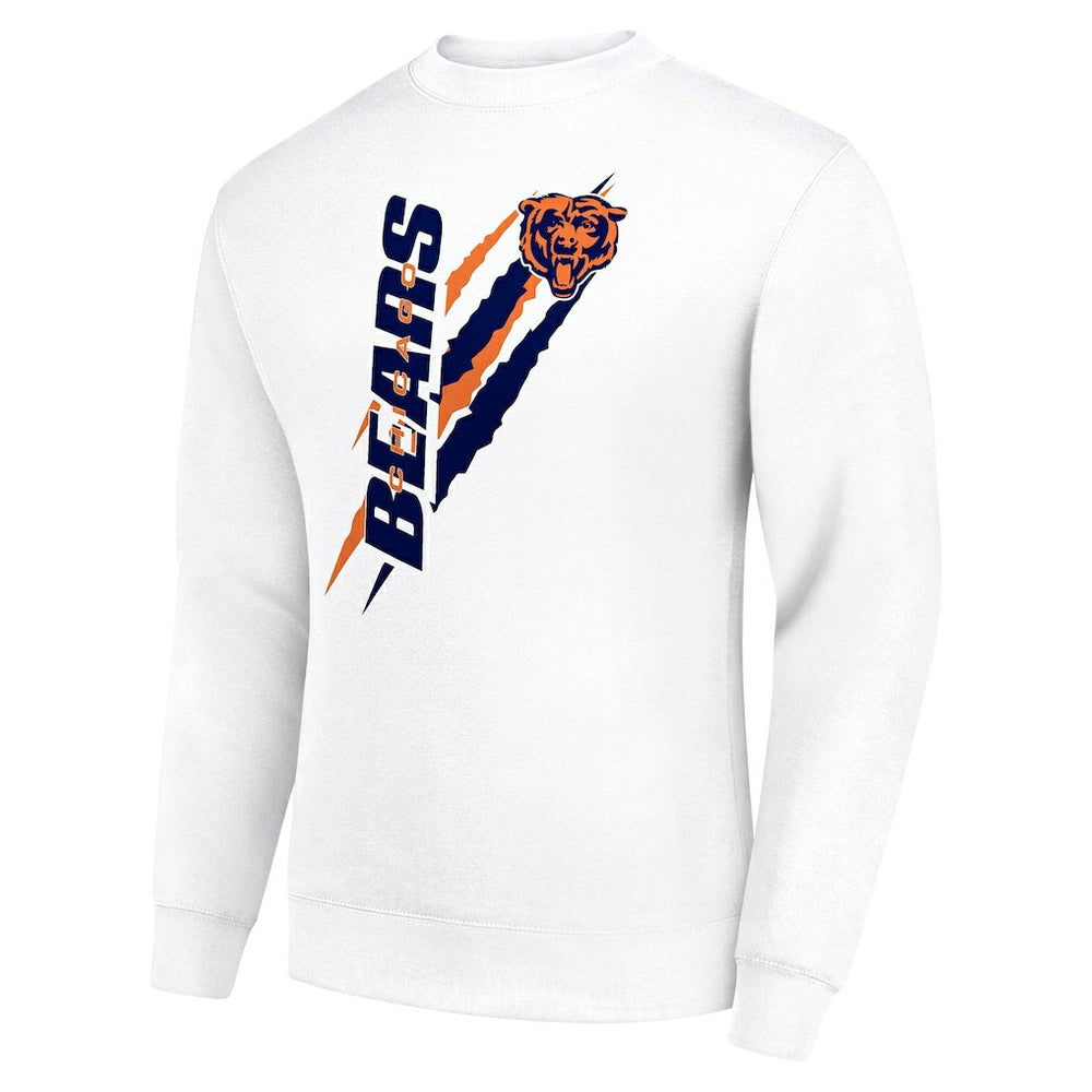 Chicago Bears Starter Color Scratch Team Graphic Fleece Pullover Sweatshirt | NFL Hot