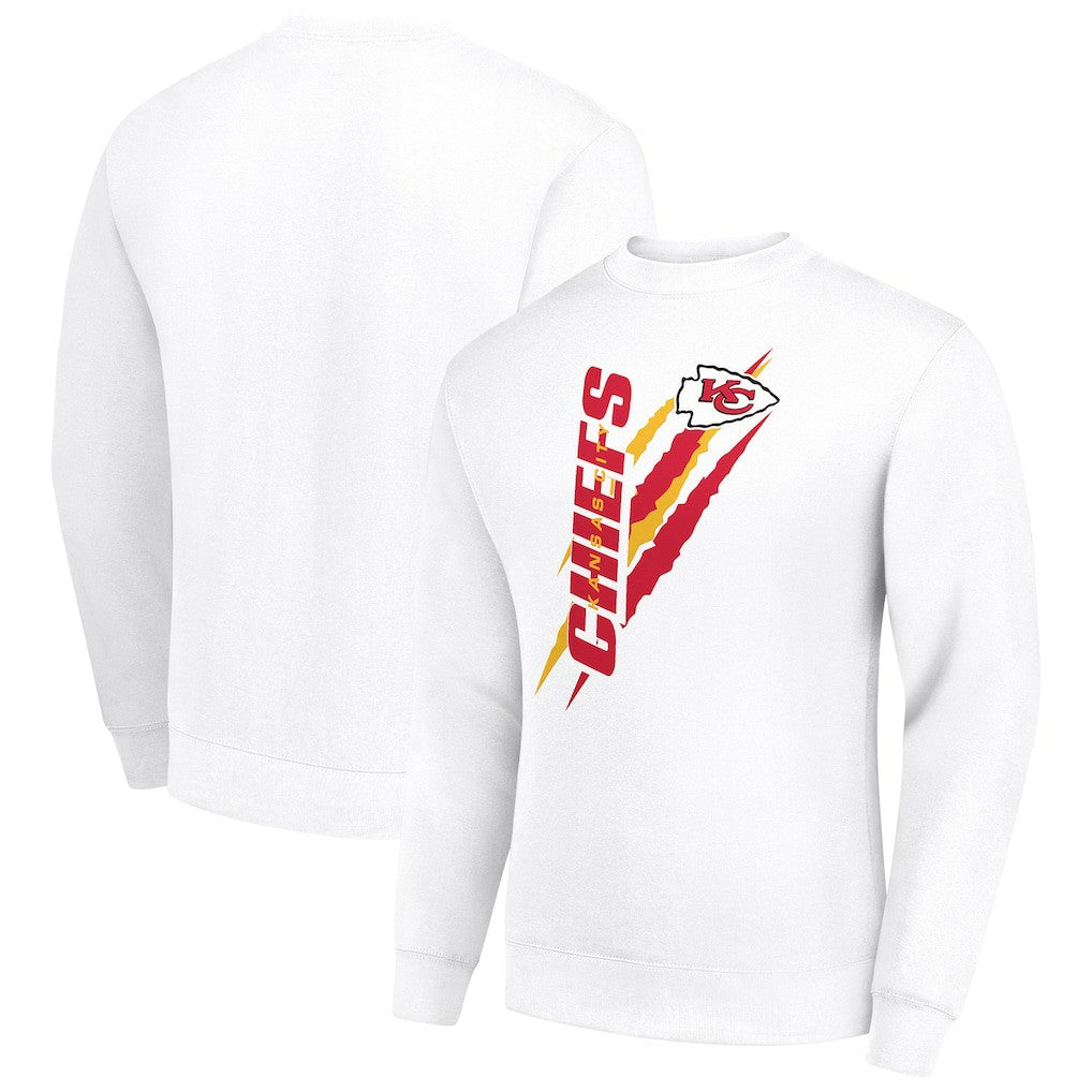 Kansas City Chiefs Starter Color Scratch Team Graphic Fleece Pullover Sweatshirt | NFL Outlet