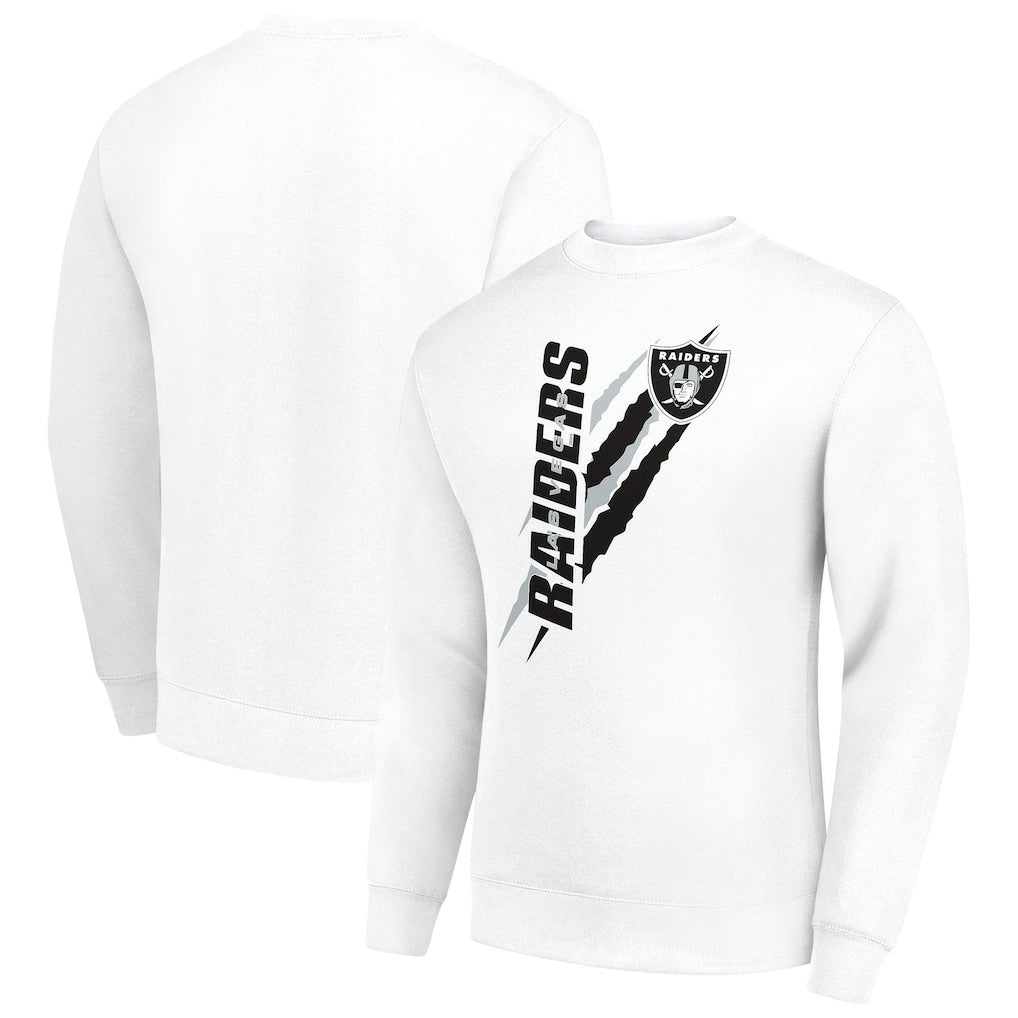Las Vegas Raiders Starter Color Scratch Team Graphic Fleece Pullover Sweatshirt | NFL Online