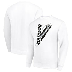 Las Vegas Raiders Starter Color Scratch Team Graphic Fleece Pullover Sweatshirt | NFL Online
