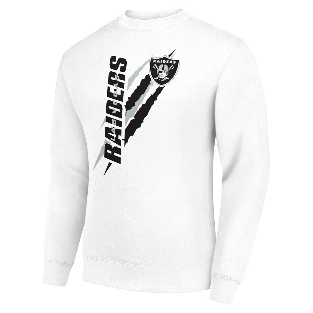 Las Vegas Raiders Starter Color Scratch Team Graphic Fleece Pullover Sweatshirt | NFL Online