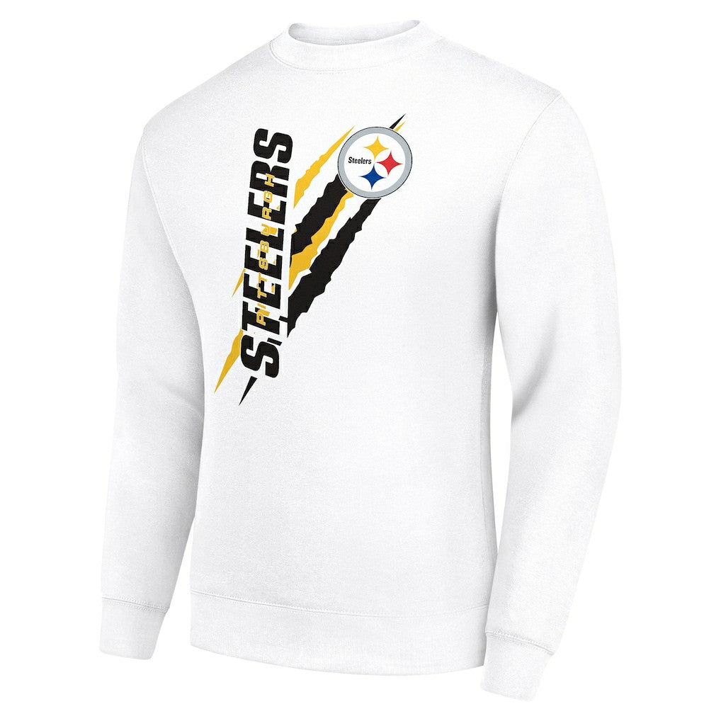 Pittsburgh Steelers Starter Color Scratch Team Graphic Fleece Pullover Sweatshirt | NFL Near me