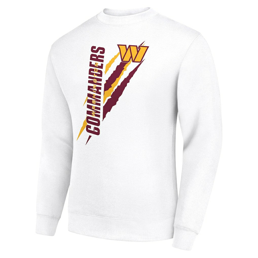 Washington Commanders Starter Color Scratch Team Graphic Fleece Pullover Sweatshirt | NFL Sale