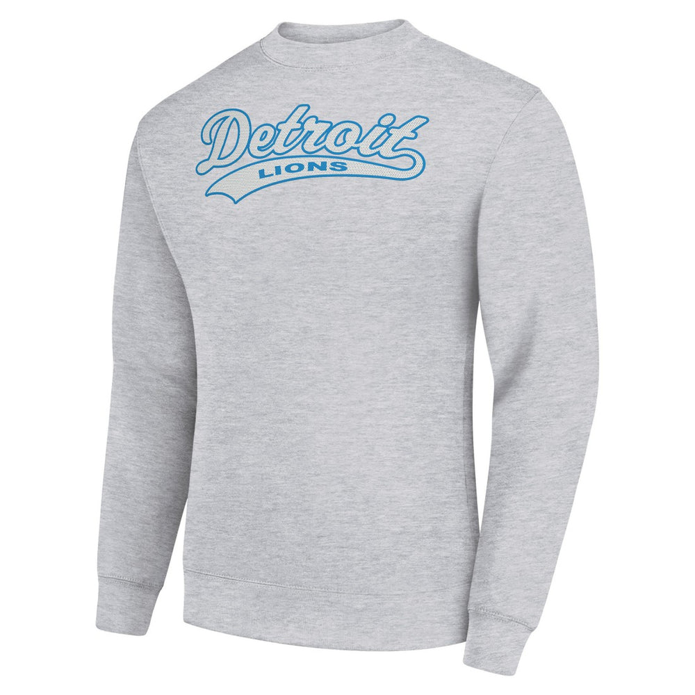 Detroit Lions Starter Tailsweep Team Graphic Tri-Blend Fleece Pullover Sweatshirt | NFL Online